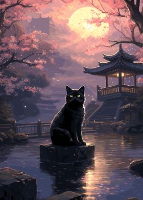 The Moon Night Cat Japan