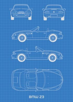 BMW Z3 Blueprint