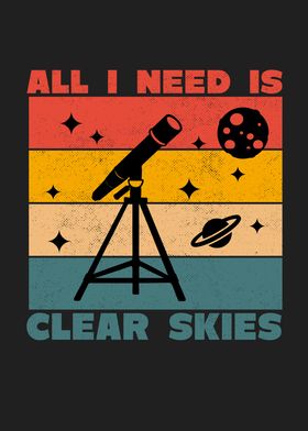 Telescope Clear Skies