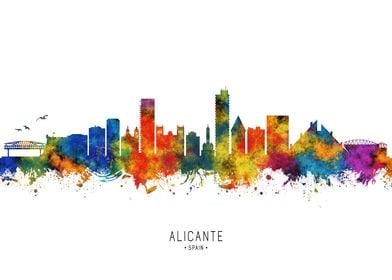 Alicante Spain Skyline