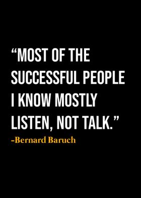 Bernard Baruch Quote 