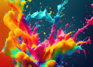 Paint air explosion showy 