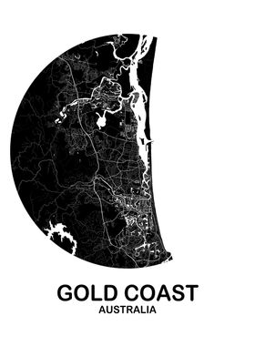 Gold Coast Black CircleMap