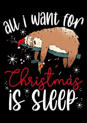 Christmas is sloth sleep