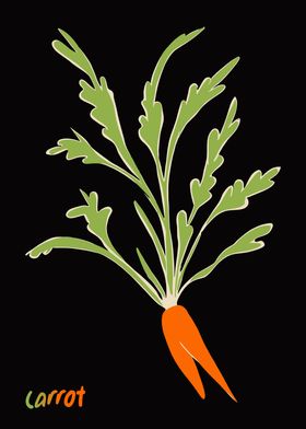 CARROT Retro Poster