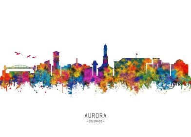 Aurora Colorado Skyline