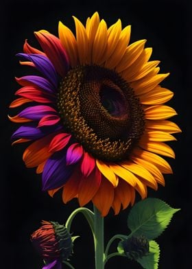 Sunflower painting