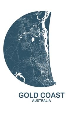 Gold Coast Blue Circle Map