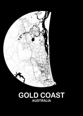 Gold Coast White CircleMap