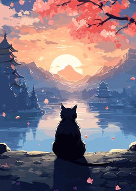 The Moon Night Cat Japan