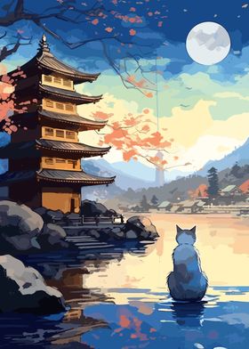 The Moon Night Cat Japan