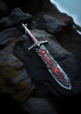 Crimson Ornate Sword
