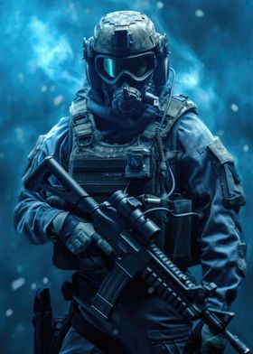 Special Force Soldier Dust