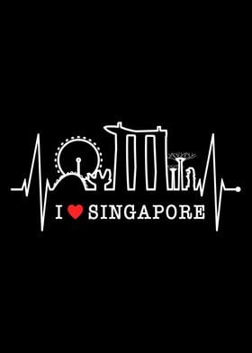 Singapore Skyline Love