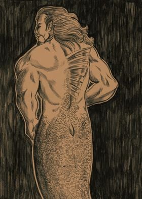 Back of a salmon guy