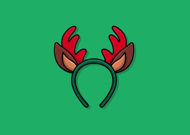 Christmas reindeer headban