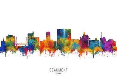 Beaumont Texas Skyline