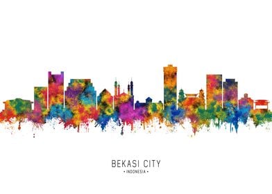 Bekasi Indonesia Skyline