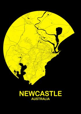 Newcastle YellowCircle Map