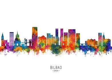 Bilbao Spain Skyline