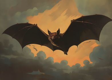 Vintage Bat Art