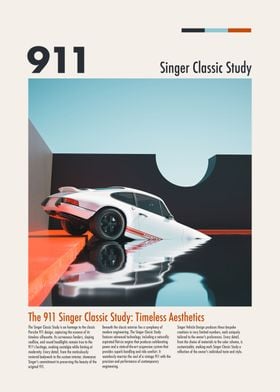 Porsche 911 Singer poster