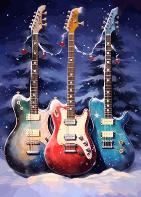 Guitar Christmas Tree