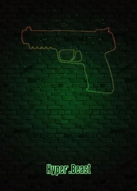 gun neon gaming