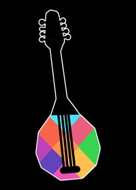 Colorful Mandolin Music Ar