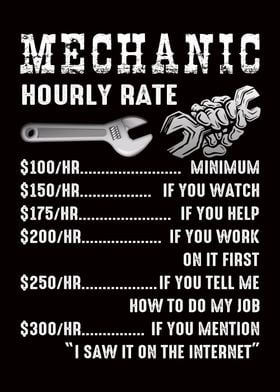 Mechanic Hourly Rate 
