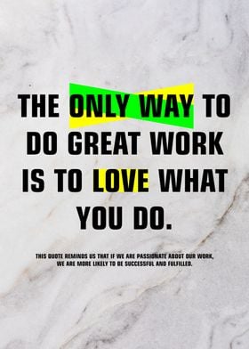 Love What You Do