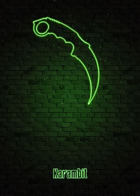 knife neon gaming