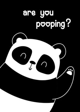 Panda Are You Pooping