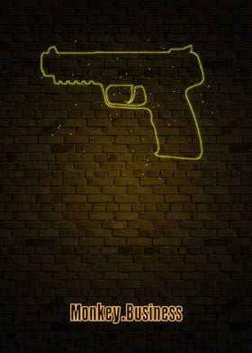gun neon gaming