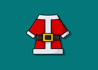 Santa Claus coat Vector