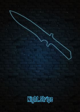 knife neon gaming