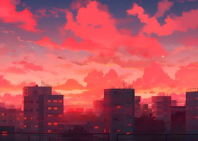 Cityscape Sunset