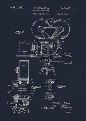 Cinematographic camera