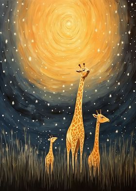 Giraffe and Star