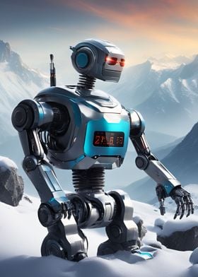 Robot in winter 02