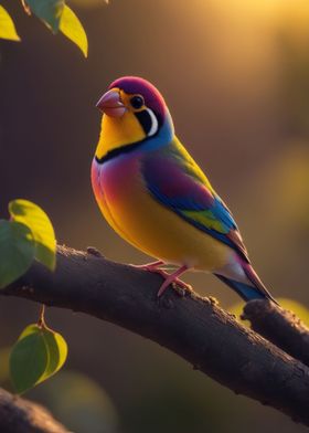 Gouldian finch