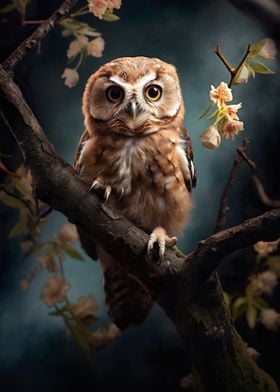 Enchanting Little Owl Art