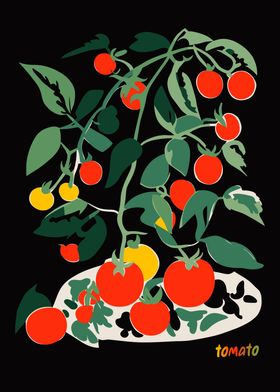 retro TOMATOES Poster