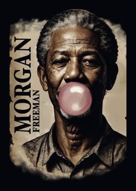 Morgan Freeman bubble gum