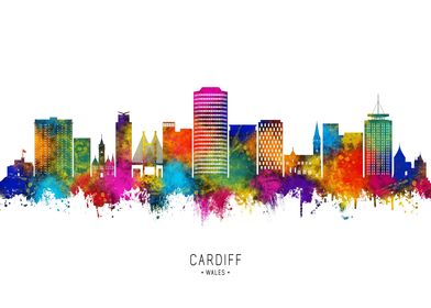 Cardiff Wales Skyline