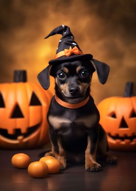 Halloween puppy