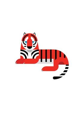 minimalist tiger body