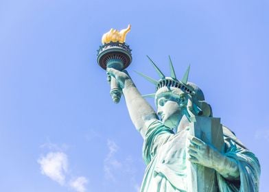 Statue of Liberty and sky