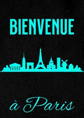 Bienvenue a Paris Neon