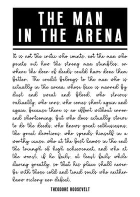 The Man in the Arena